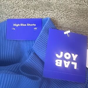 JoyLab Size Small Vibrant Blue High-Rise Shorts